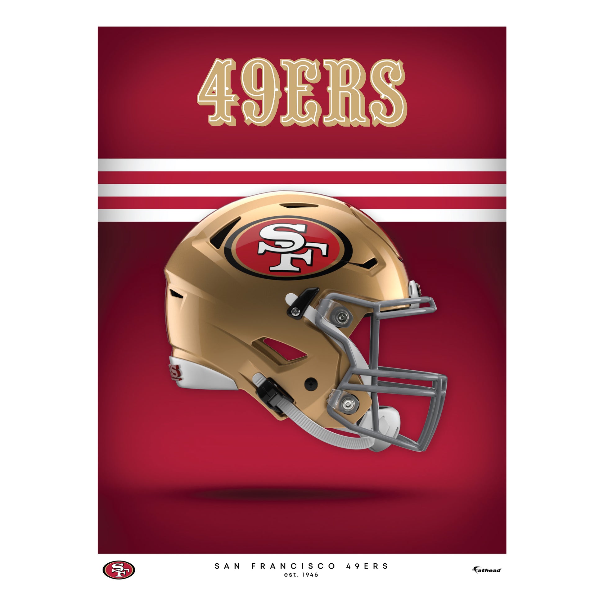 San Francisco 49ers Helmet Decals: Easy Way to Show Your Team Pride