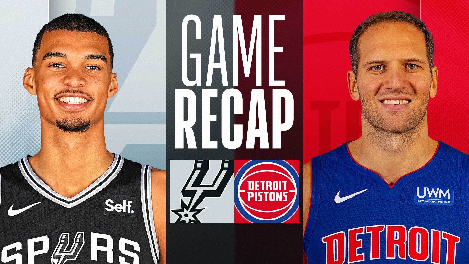 Pistons vs San Antonio (Latest News, Stats, and Player updates)